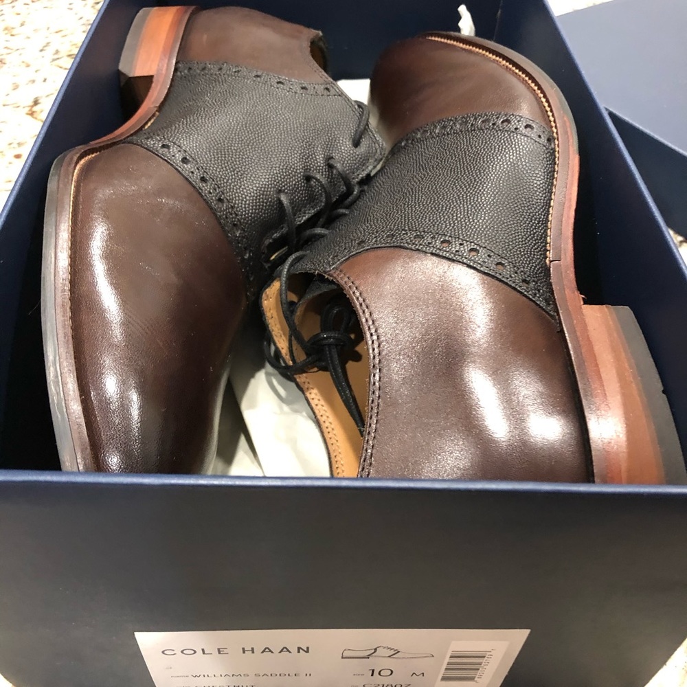 Cole Haan William Saddle II Oxford Chestnut